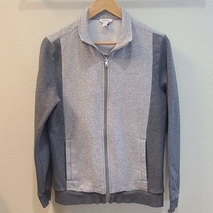 Men's Calvin Klein Gray Full Zip Sweater Only